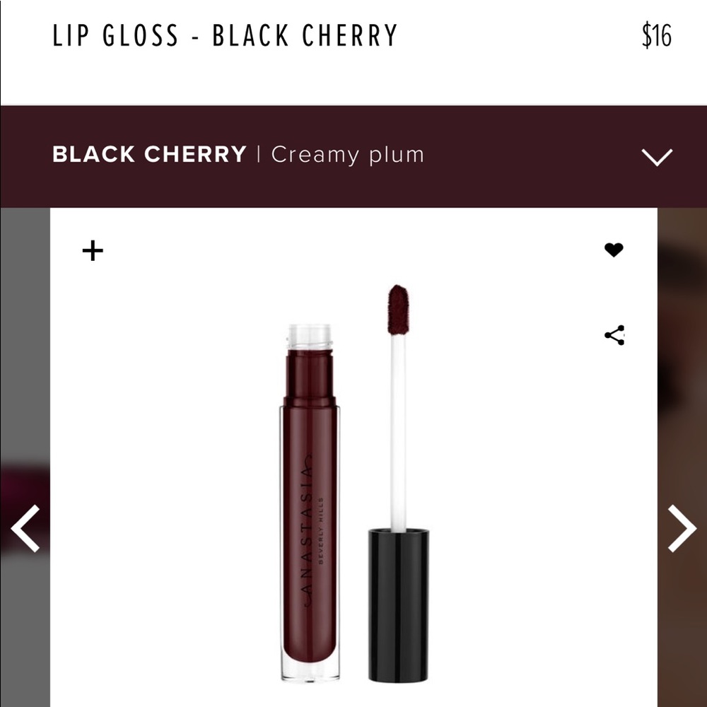✨ Anastasia Beverly Hills Black Cherry Lip Gloss ✨